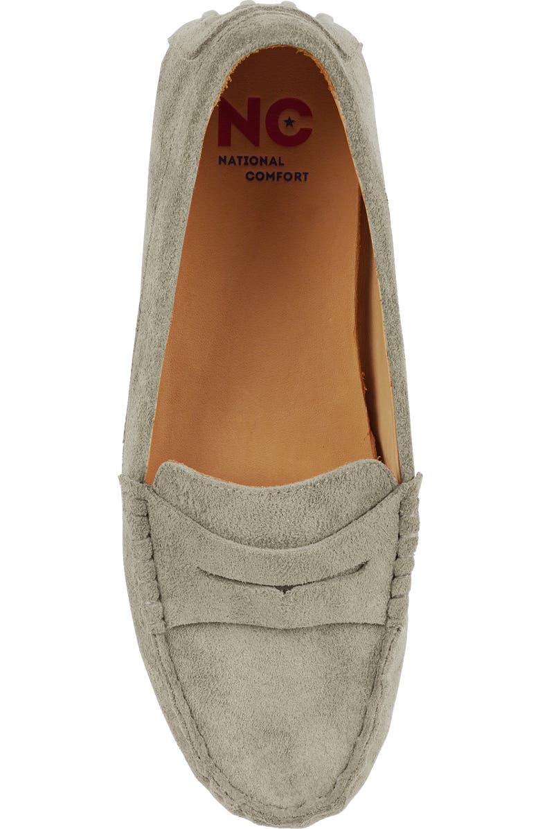 National Comfort Talulah Penny Loafer, Alternate, color, Light Grey Suede