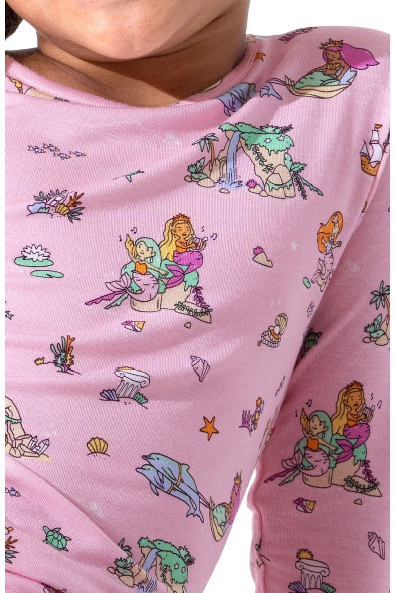 Kids' Mermaid Lagoon Set of 2 Piece Pajamas, Alternate, color, Mermaid Lagoon