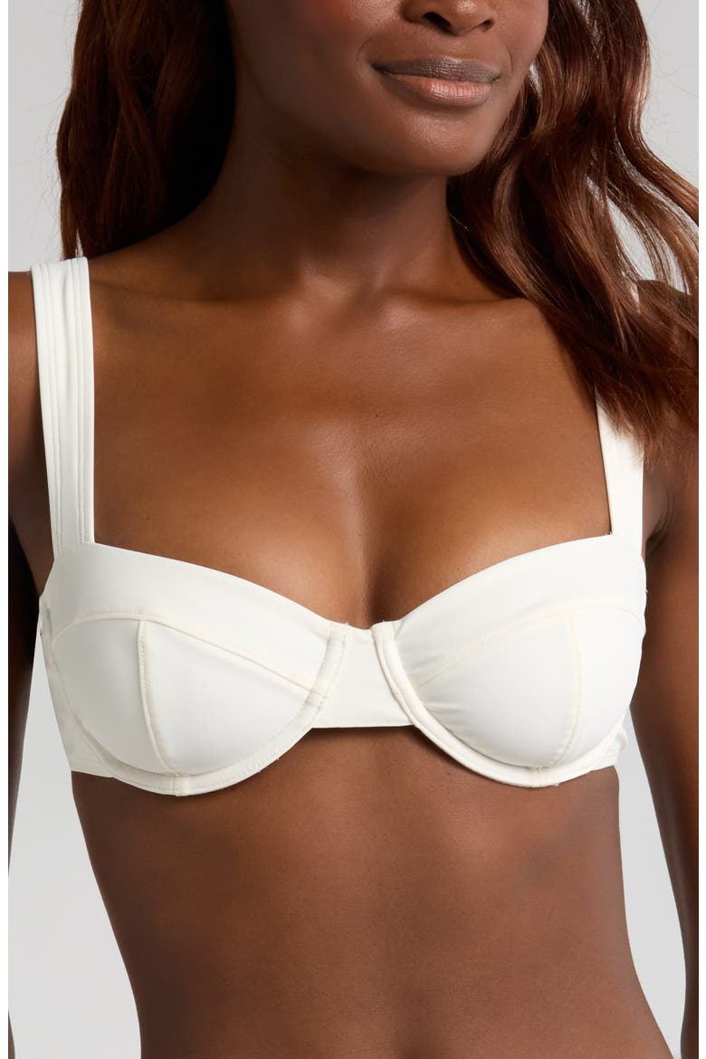 The Lilo Underwire Bikini Top, Main, color, BRULE