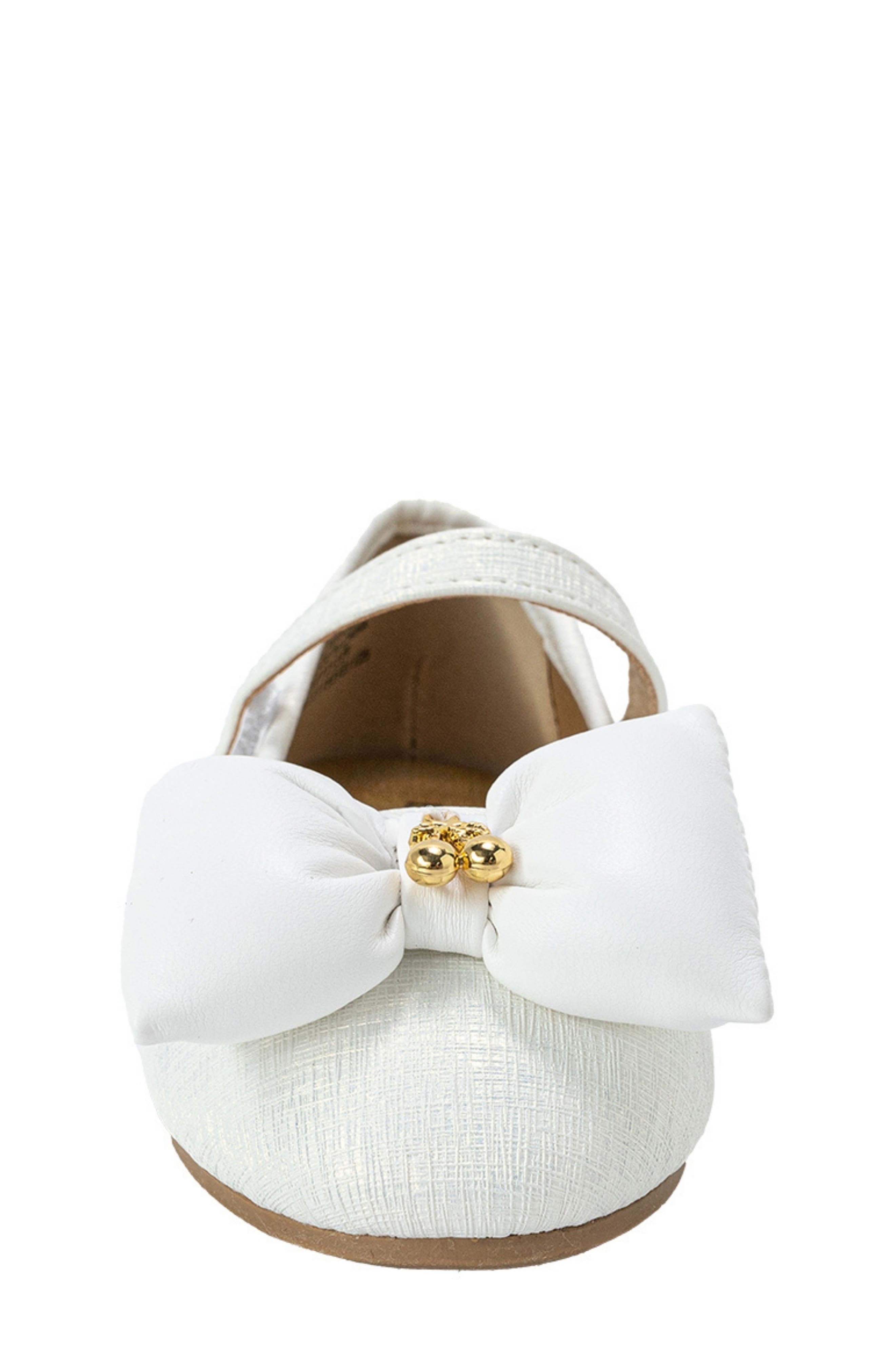 bebe Roxy Mary Jane Flat, Alternate, color, White