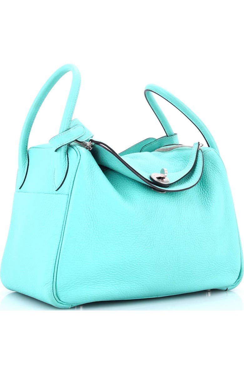 Pre-Owned Hermes Lindy Bag Clemence 30, Alternate, color, Bleu Atoll