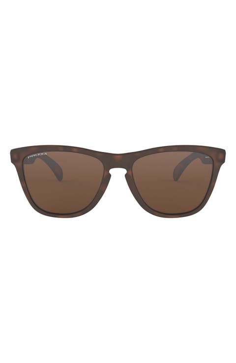55mm Polarized Rectangular Sunglasses