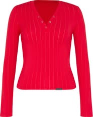 SAVAGE X FENTY Sleek Stitch Sleep Henley