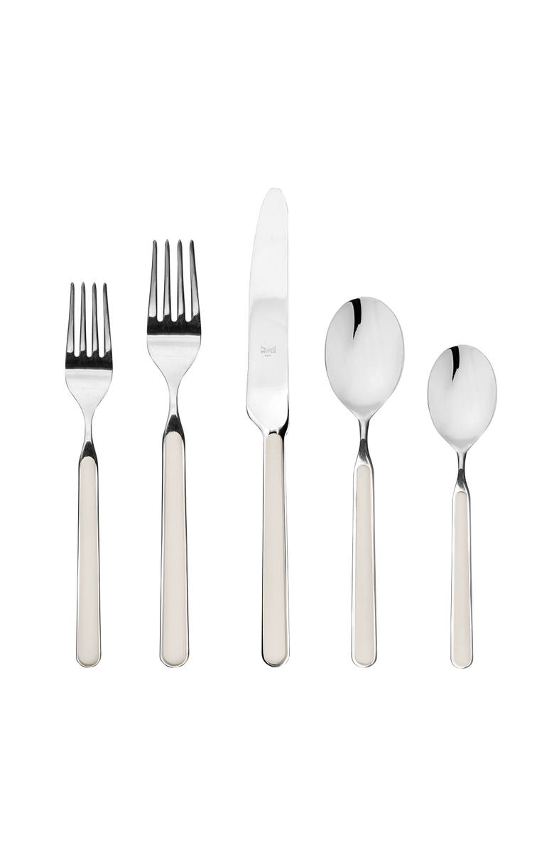 Mepra Fantasia Flatware Set - 5 Pieces, Main, color, Turtle-Dove