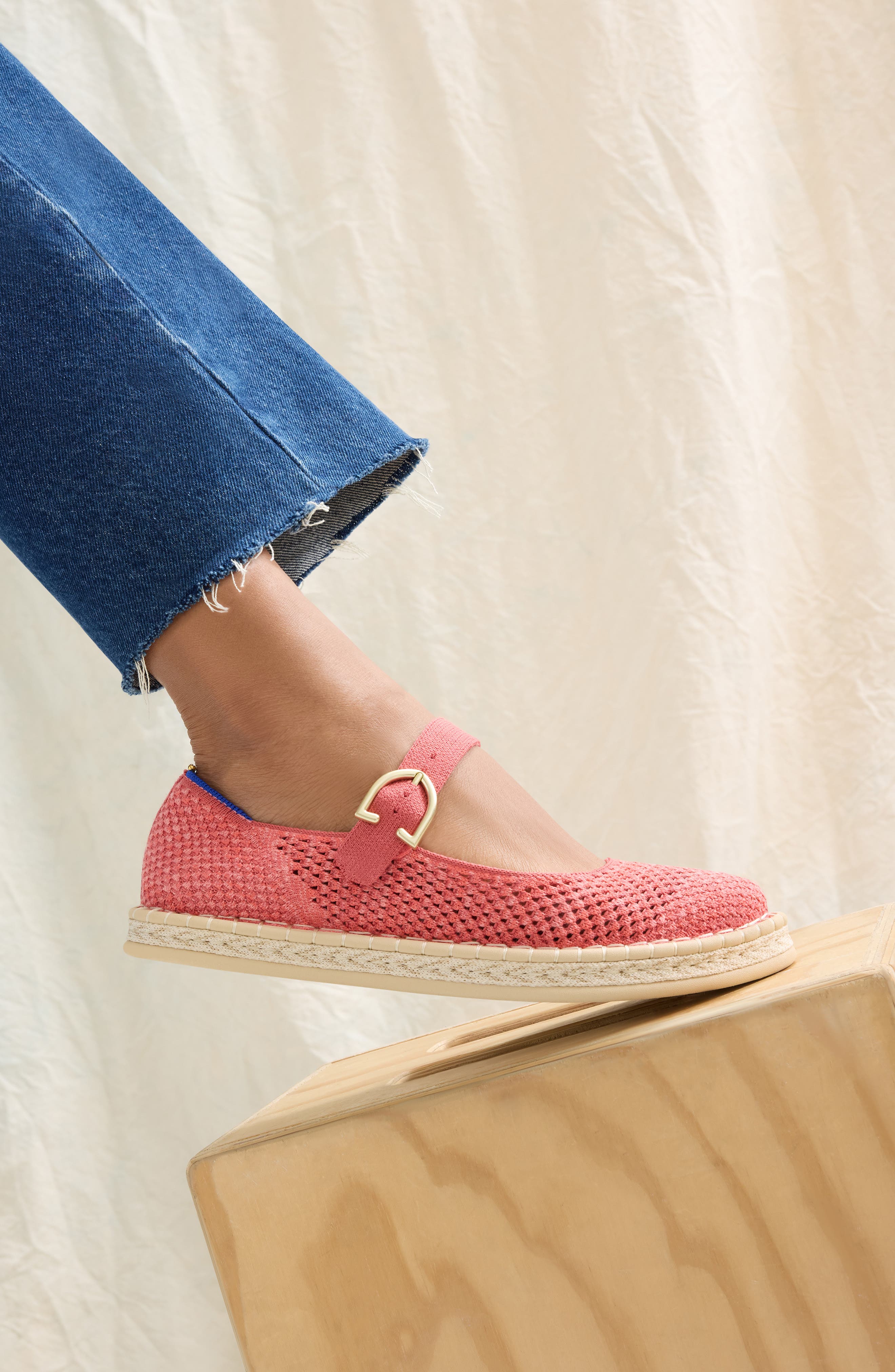 The Espadrille Mary Jane, Alternate, color, STARFISH