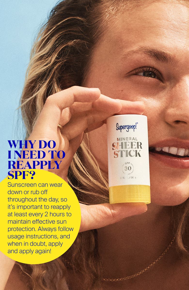 Supergoop!<sup>®</sup> Mineral Sheer Stick SPF 30, Alternate, color,