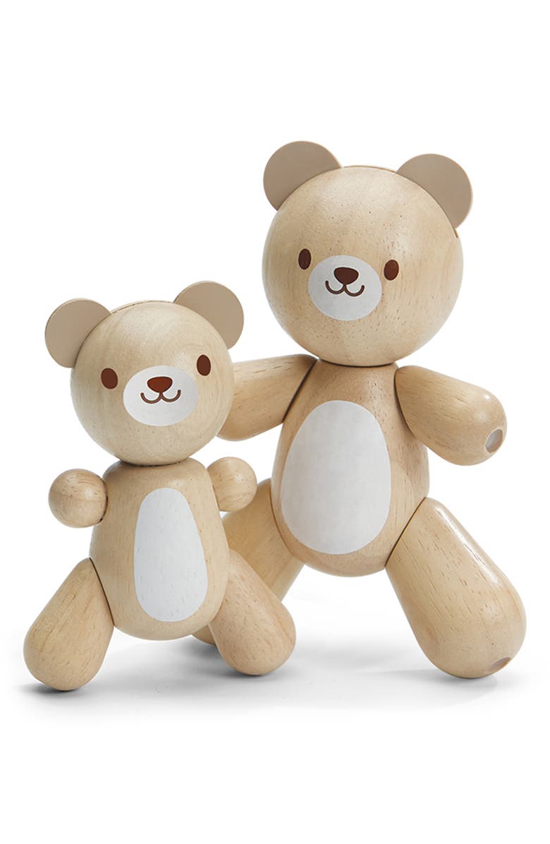 PlanToys<sup>®</sup> Big Bear & Little Bear Playset, Alternate, color, Brown