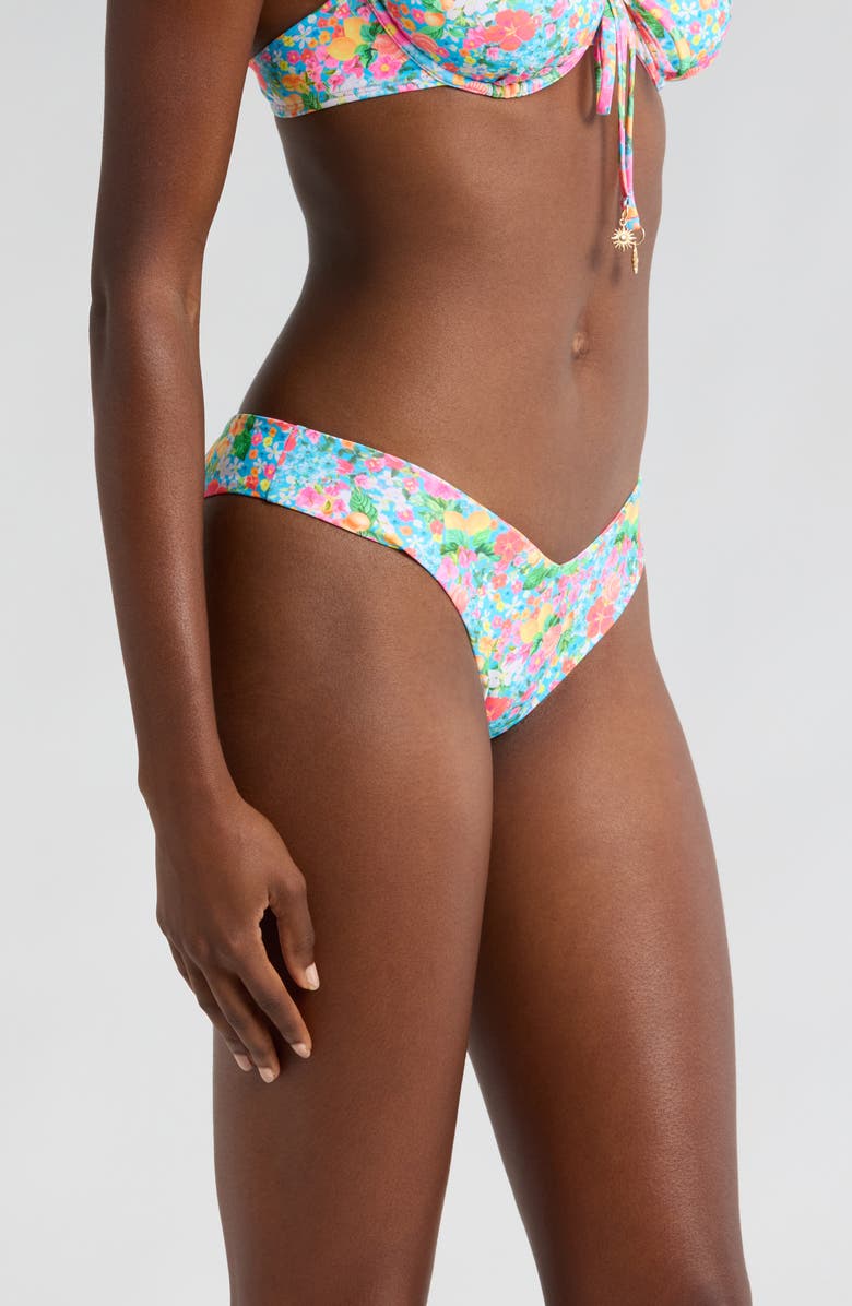 Kulani Kinis V-Cut Bikini Bottoms, Alternate, color,