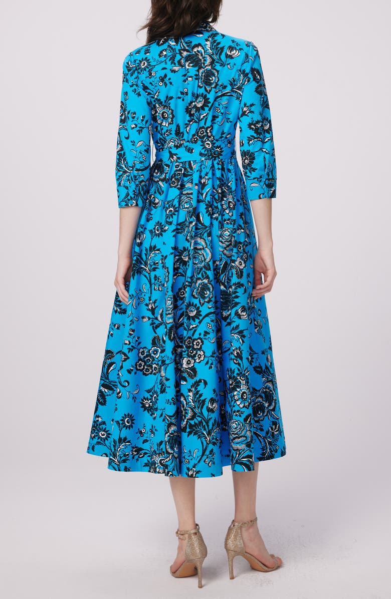 DVF Blaine Floral Shirtdress, Alternate, color,