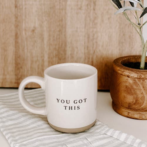 Sweet Water Decor Stoneware Quote Coffee Mug In You Got This