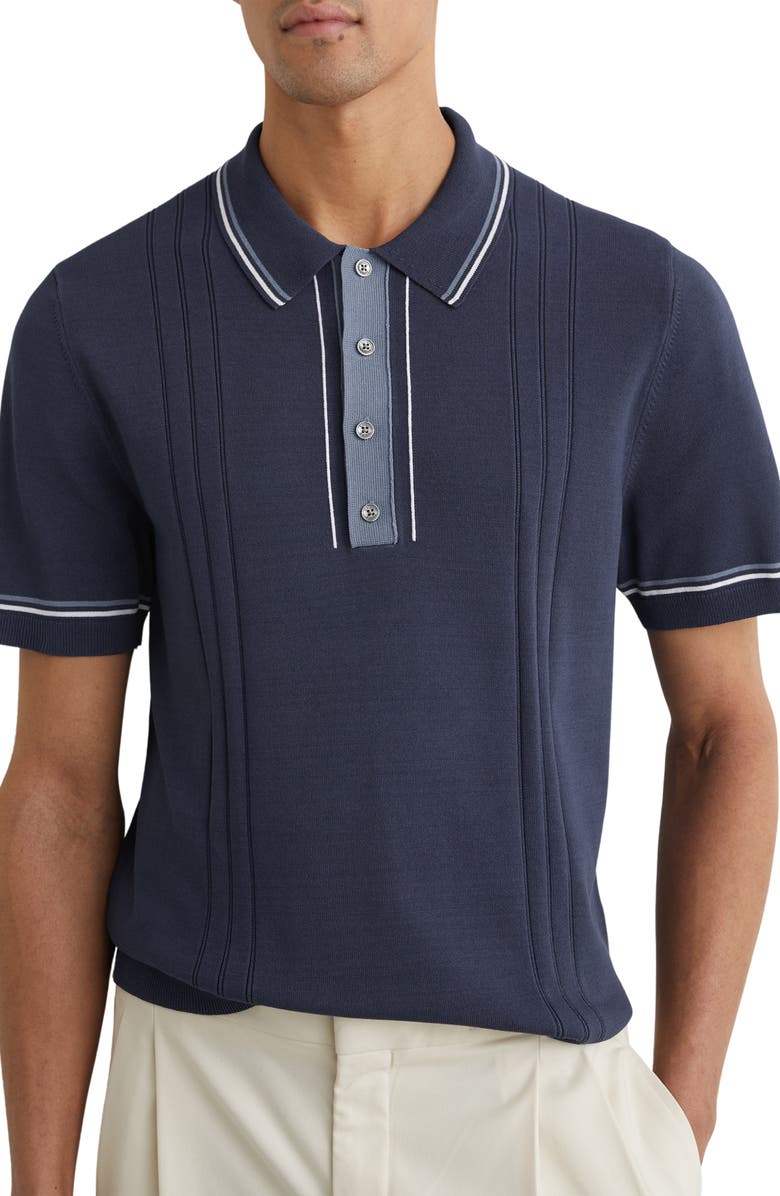 Reiss Rothwell Polo, Alternate, color, Navy