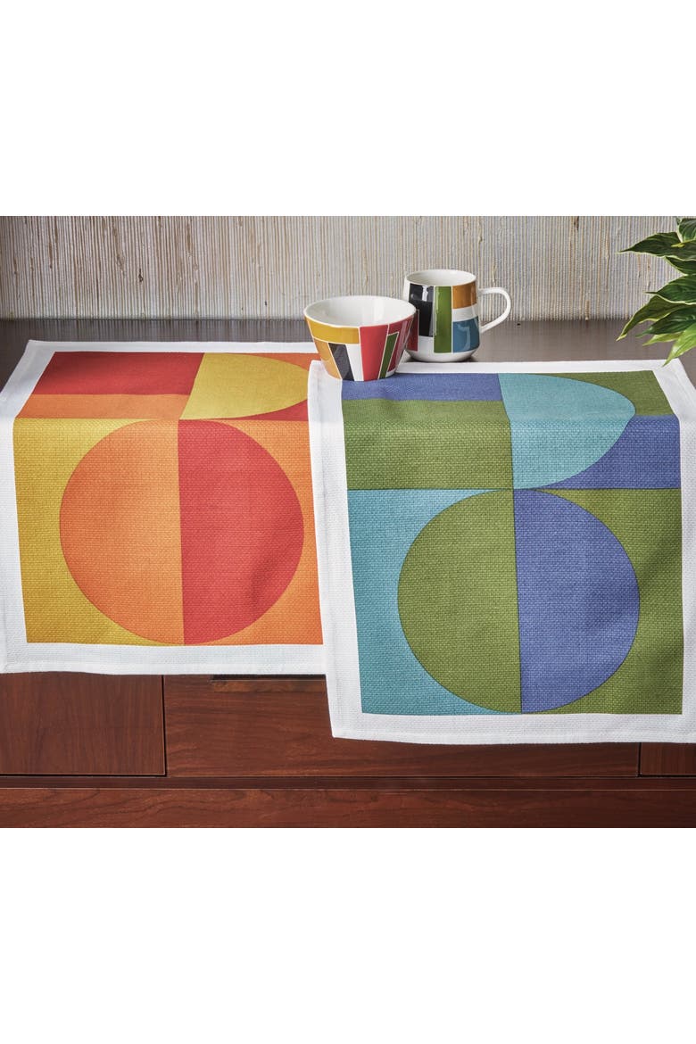 Everyday Multi Cotton Dishtowel Set of 2 26x18 in, Alternate, color, Blue