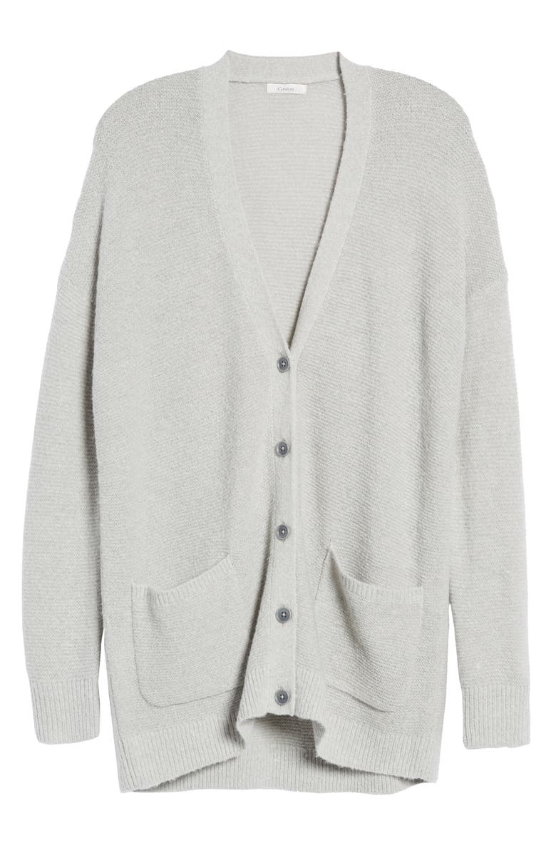 Caslon<sup>®</sup> Relaxed Boyfriend Cardigan, Alternate, color, 