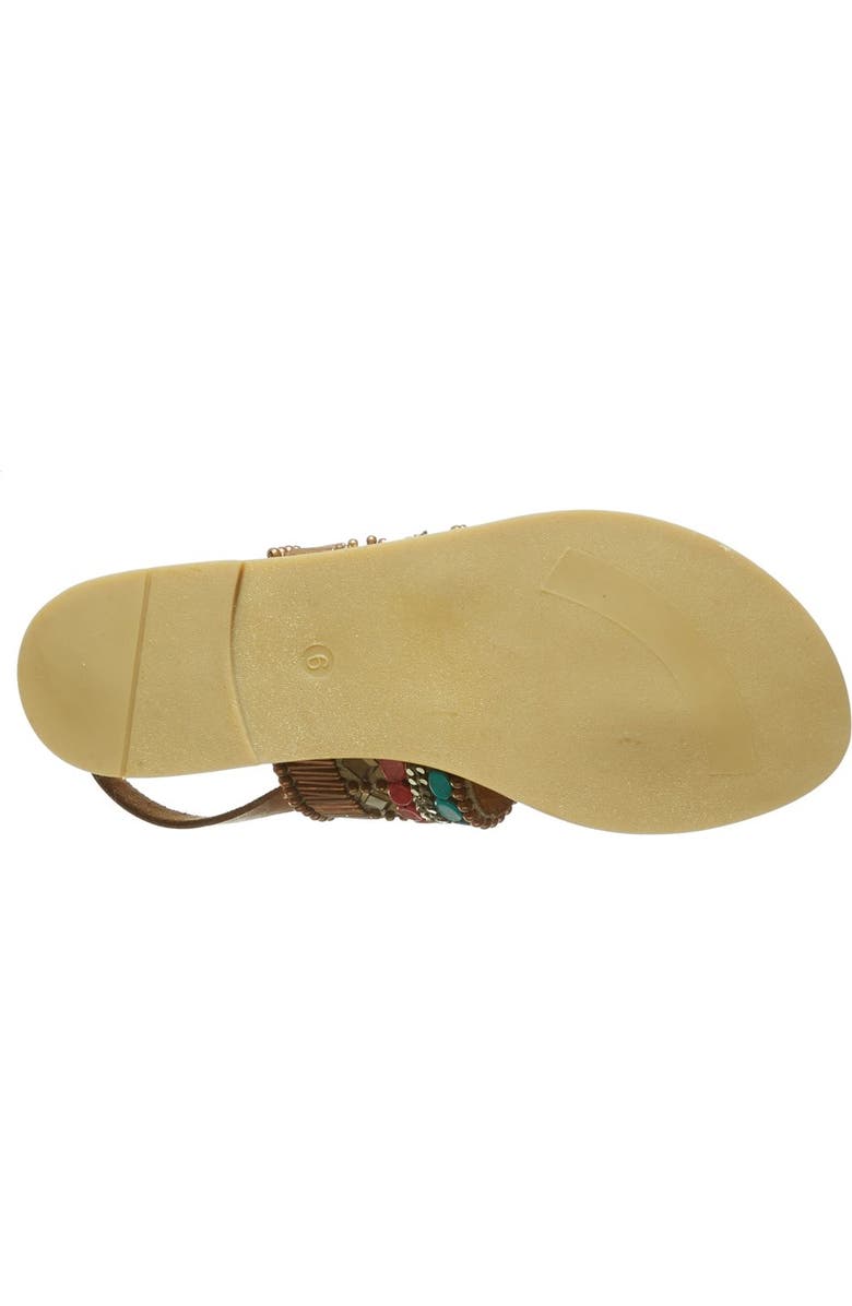 Hinge Beaded Thong Sandal, Alternate, color,