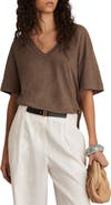 Reiss Ember Linen T-Shirt