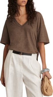 Reiss Ember Linen T-Shirt