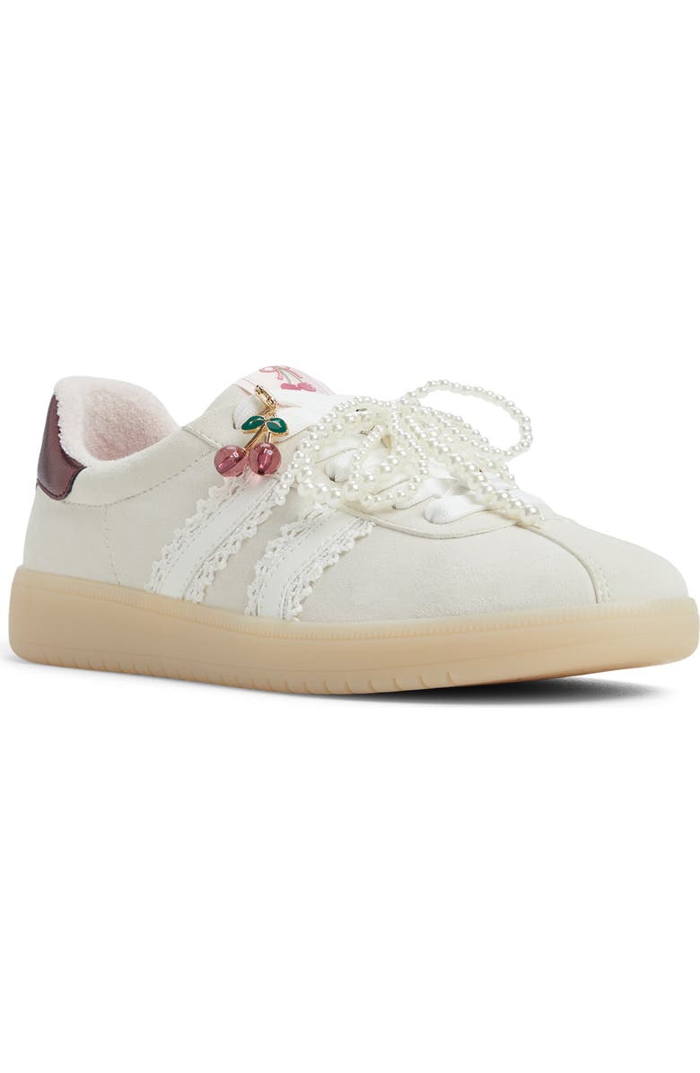 ALDO Sweet Thing Sneaker, Main, color, White/ Bone