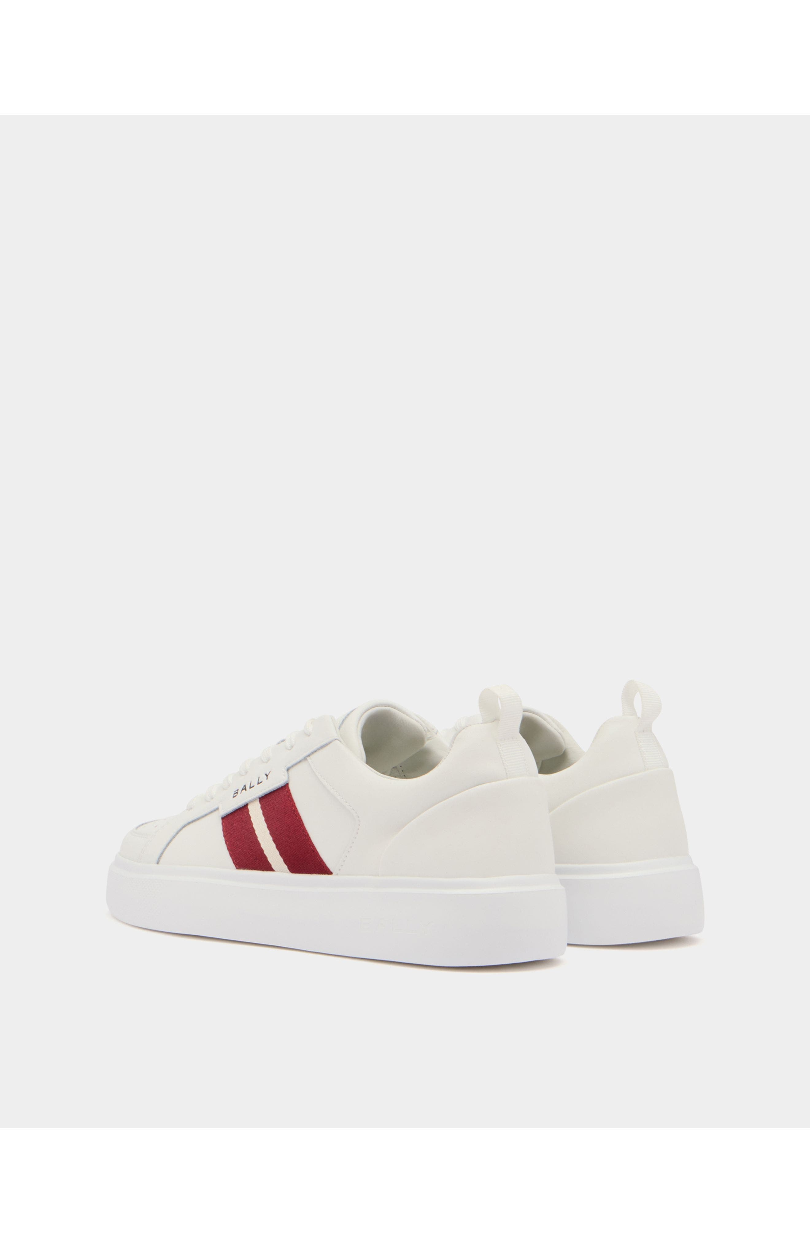 Bally Blayze Sneaker in Calf Leather, Alternate, color, White