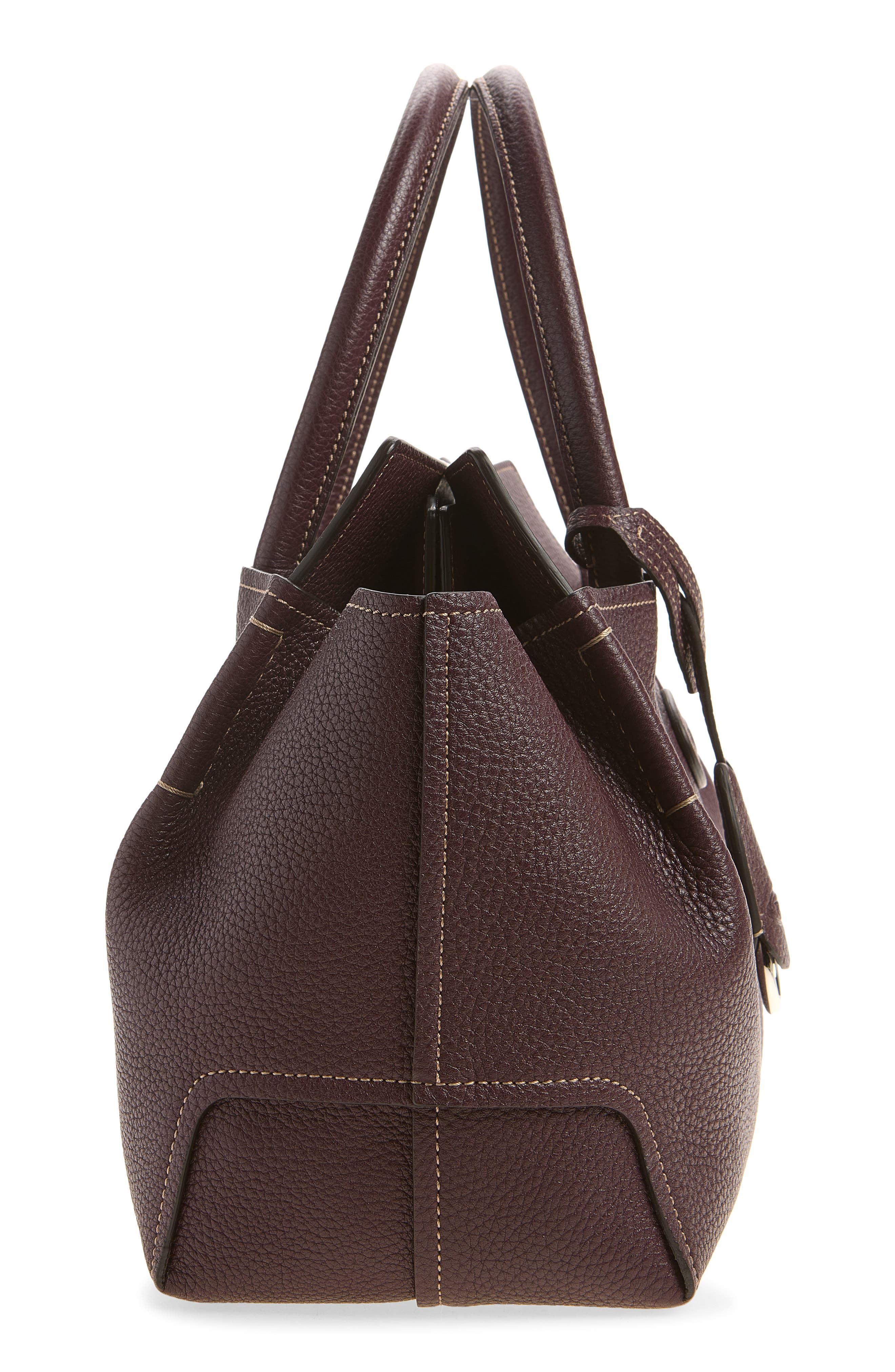 DBK Leather Shopping Tote, Alternate, color, KRAFT CHIARO