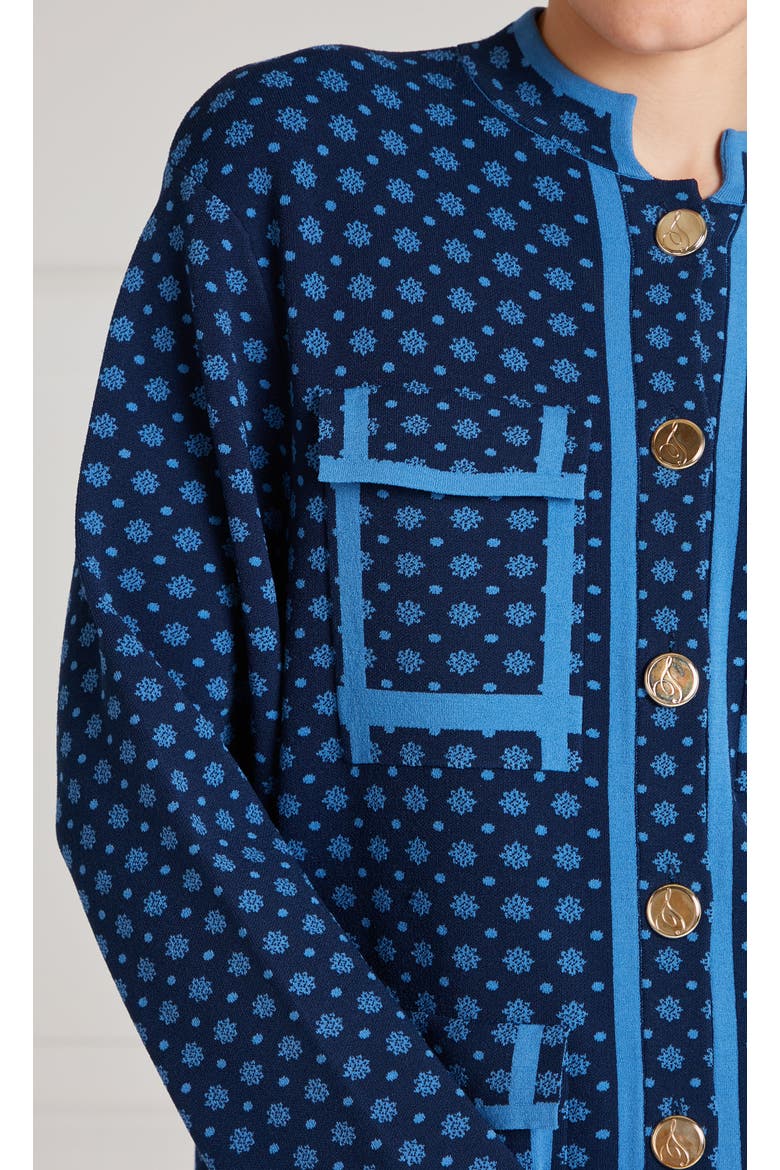 Ditzie Knit Jacket, Alternate, color, Twilight