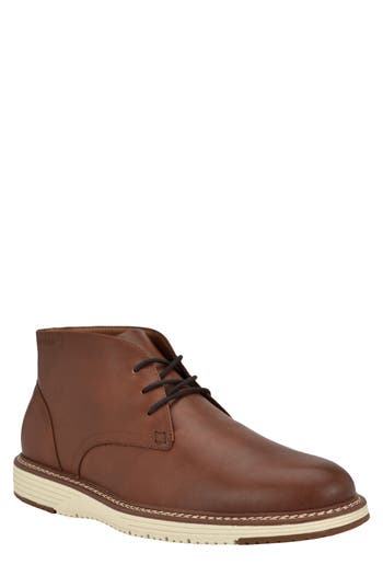Tommy Hilfiger Men's Harbin Elevated Chukka Boots In Medium Brown