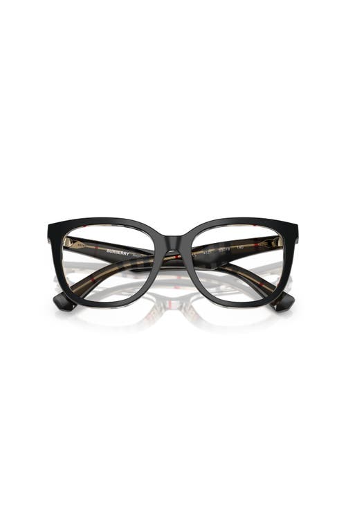 Burberry 53mm Square Optical Glasses In Black