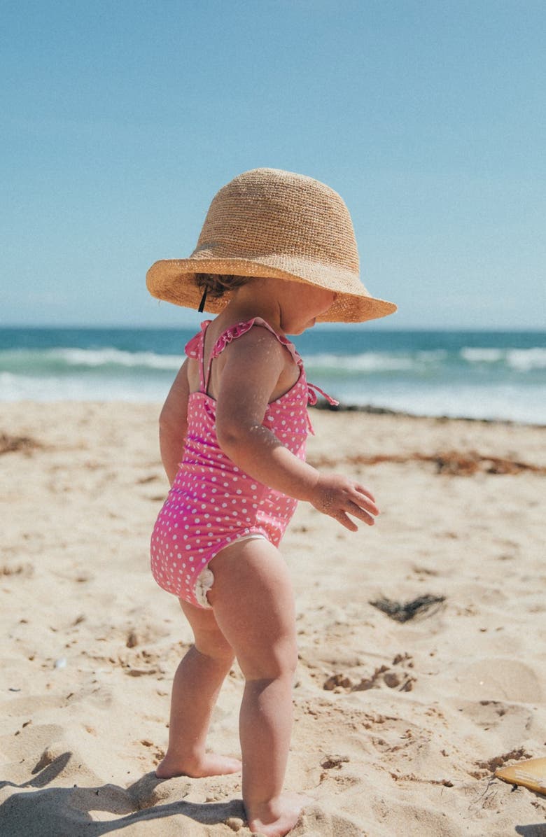 Feather 4 Arrow In a Cinch One-Piece Swimsuit, Alternate, color, 