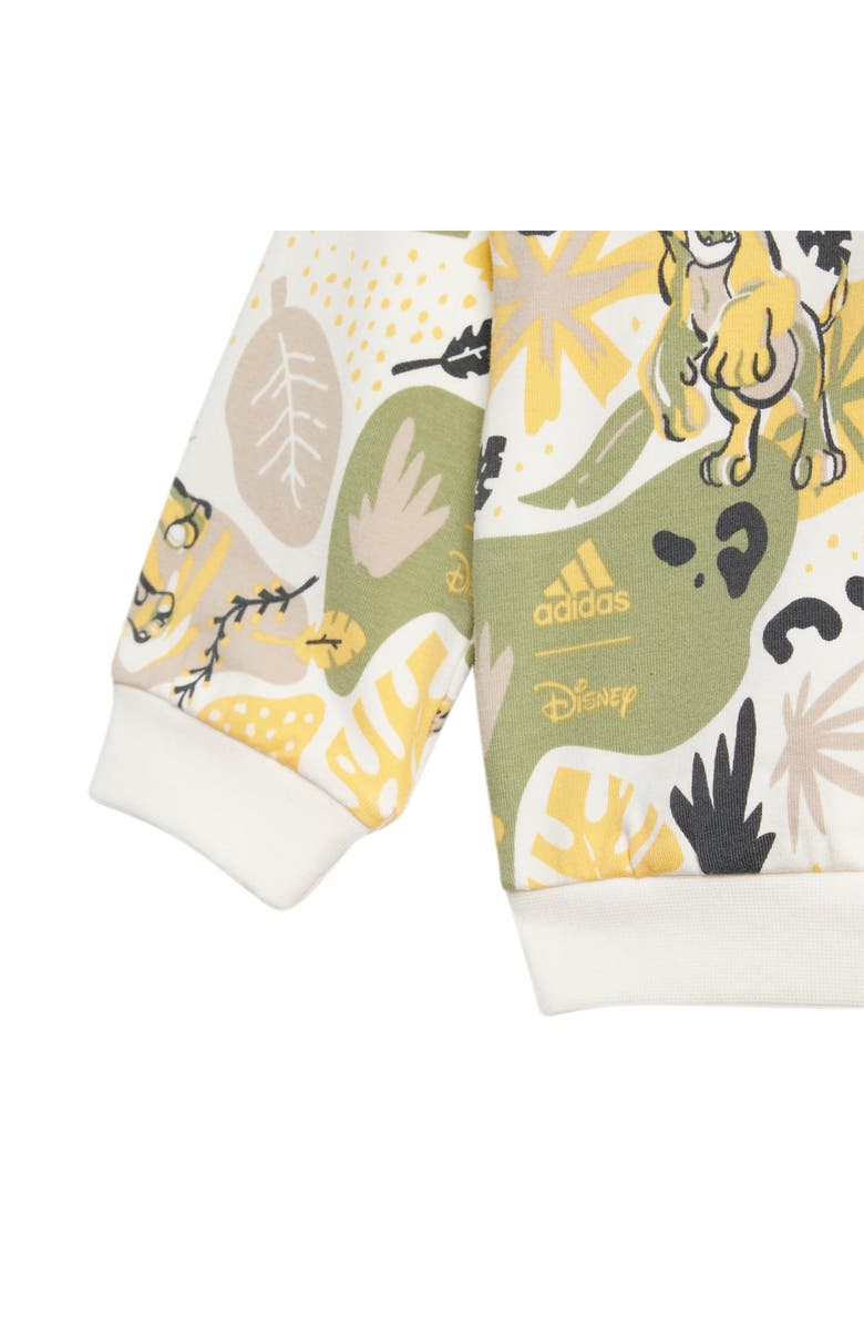 adidas x Disney Lion King Graphic Crewneck Sweatshirt & Joggers Set, Alternate, color, 