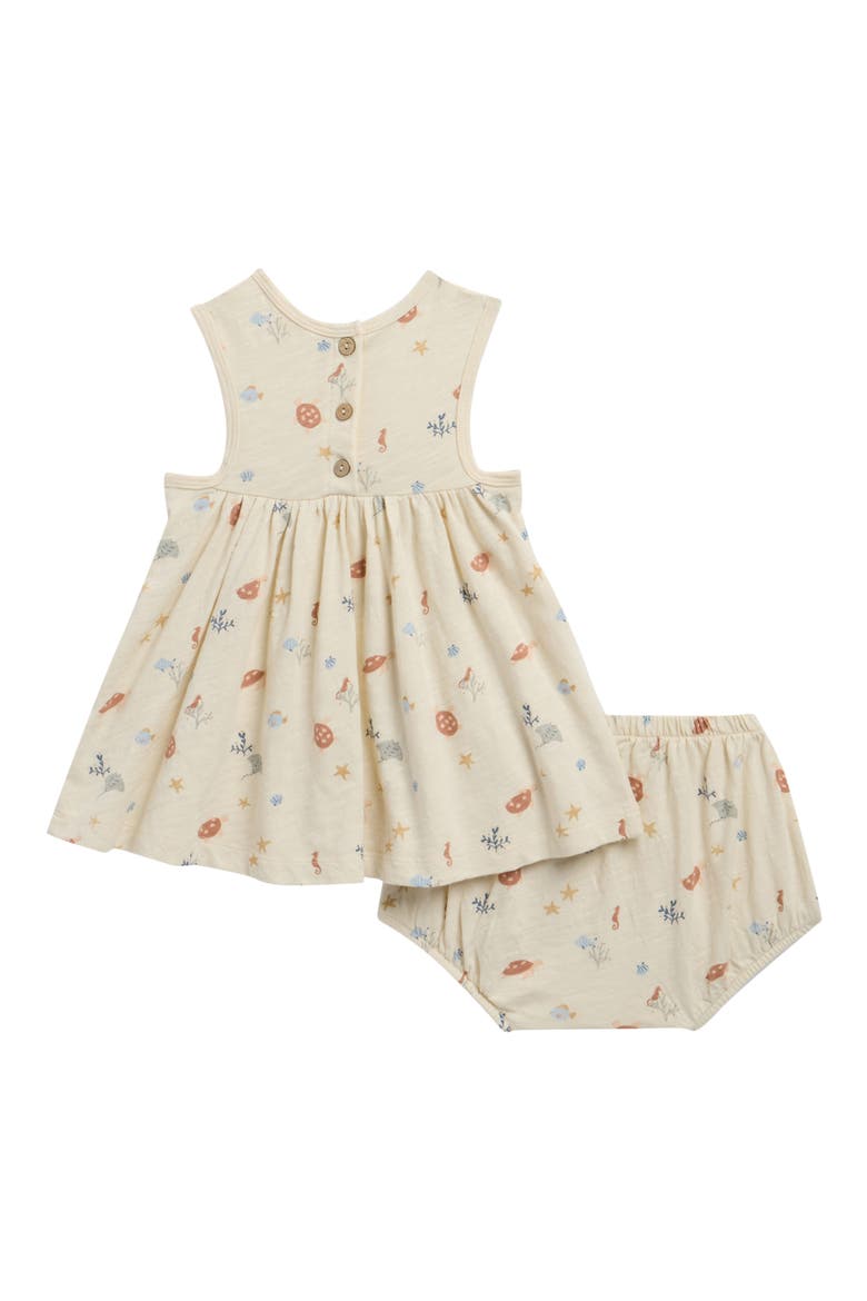 Layla Cotton Sundress & Bloomers Set, Alternate, color, NATURAL