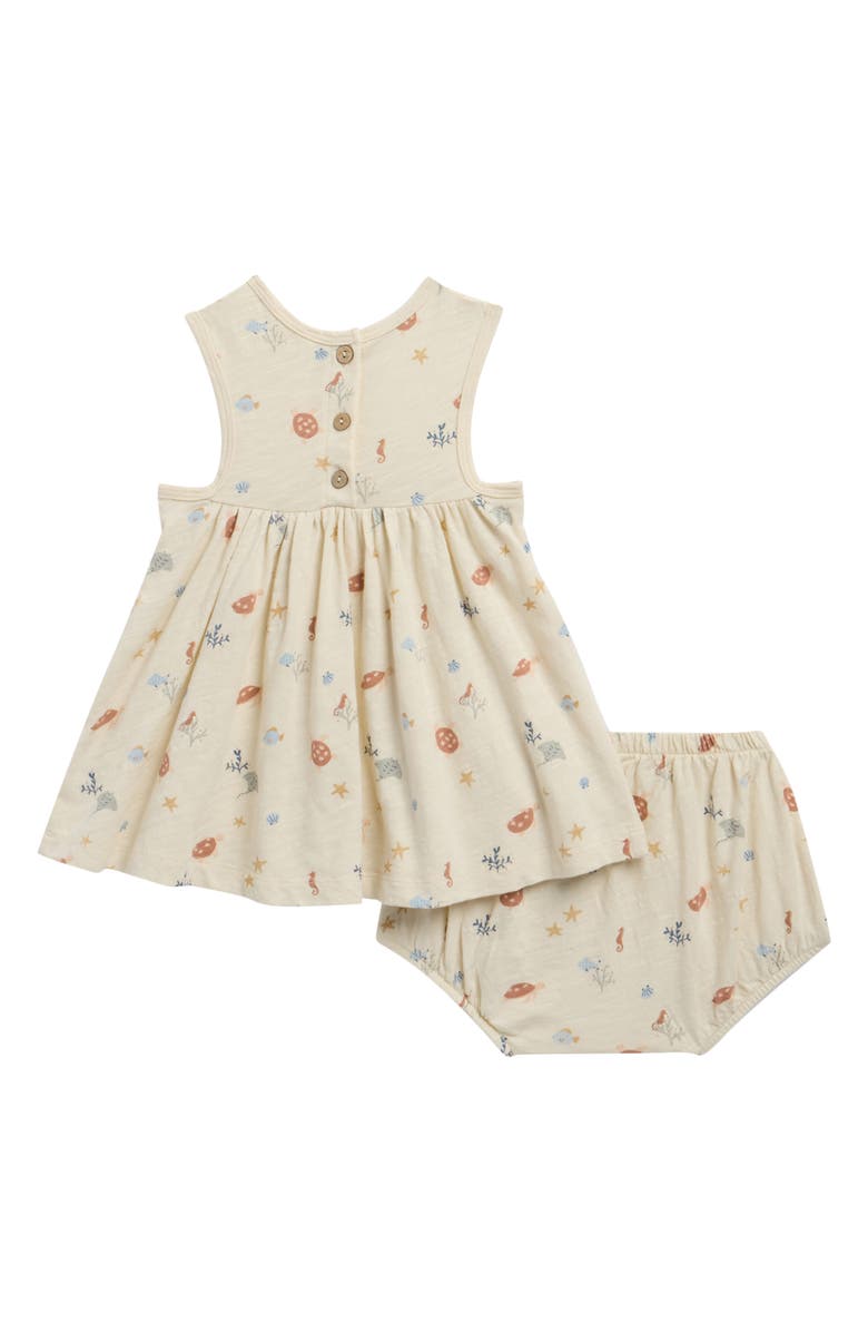 Rylee + Cru Layla Cotton Sundress & Bloomers Set, Alternate, color, Natural