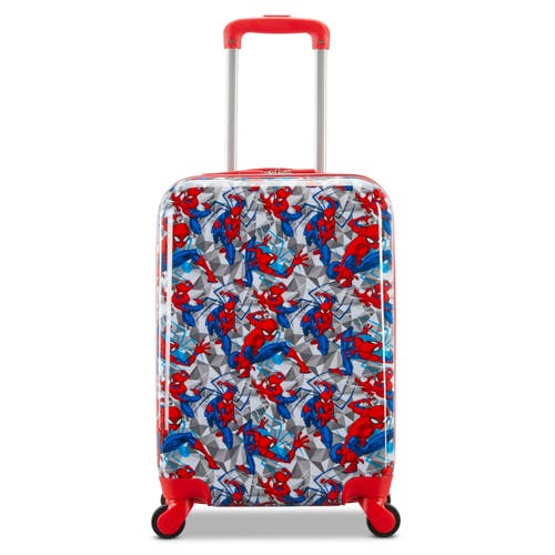 American Tourister Disney Hardside Carry On 18 Inch Luggage With Spinner Wheels In Pink