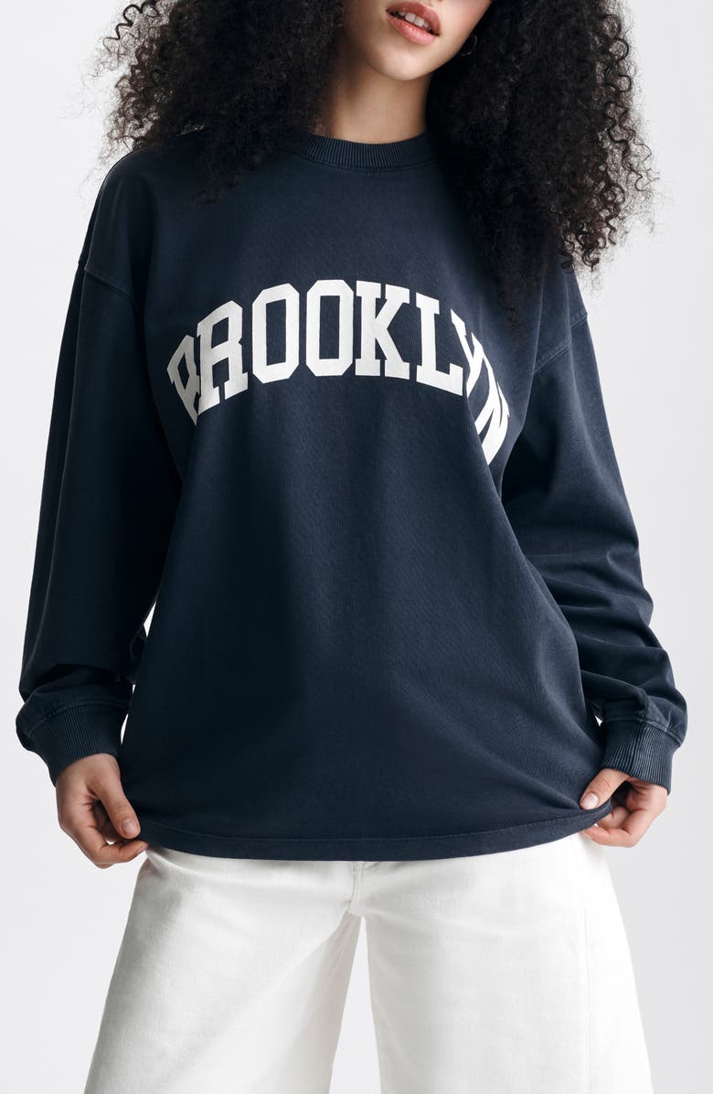 Brooklyn Industries Long Sleeve Graphic T-Shirt, Main, color,