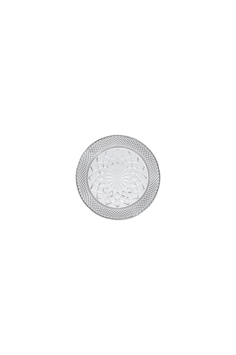 Cristal Set/6 glass appetizer plates, Main, color, Clear