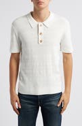 Rails Nathan Cotton Blend Polo Sweater