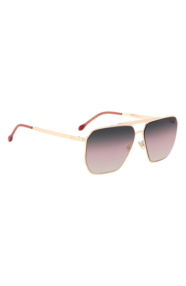 Isabel Marant 52mm Gradient Rectangular Sunglasses, Alternate, color,