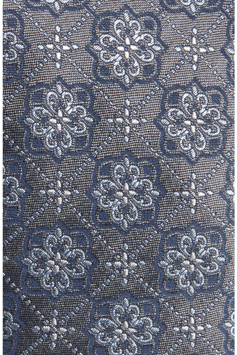 Cotton Jacquard Tie, Alternate, color, DK GY
