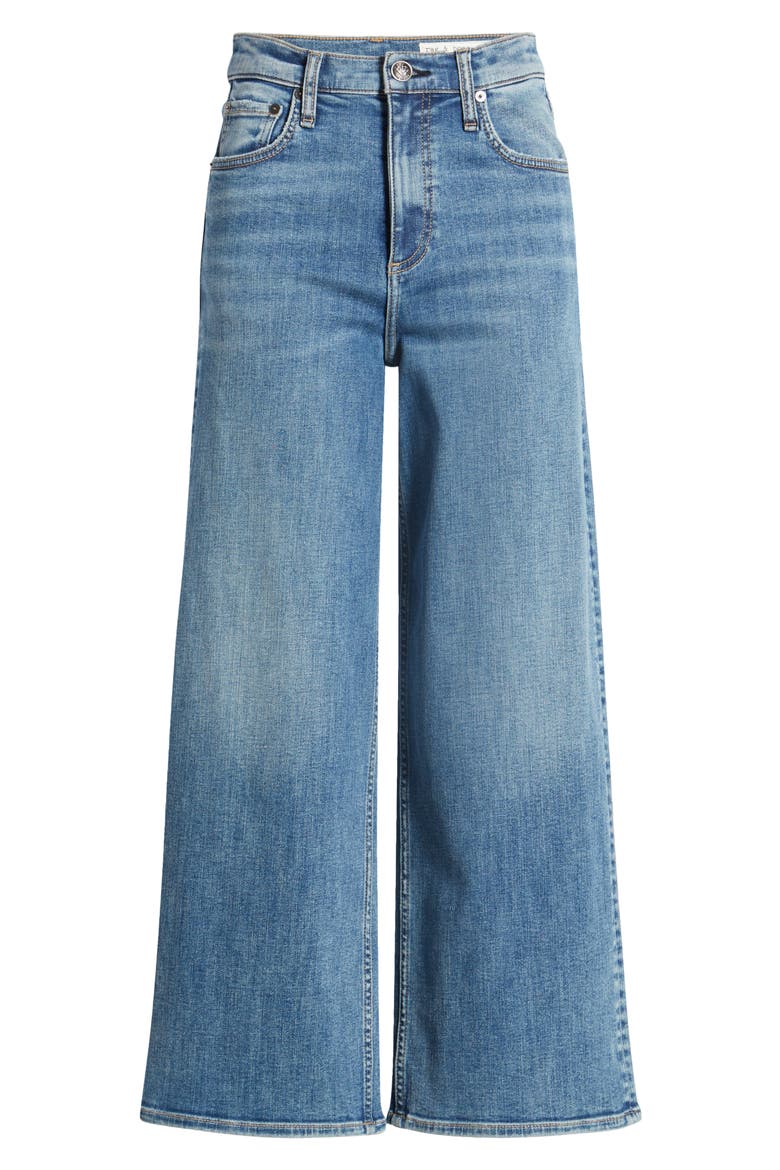Andi High Waist Ankle Wide Leg Jeans, Alternate, color, PEGGY