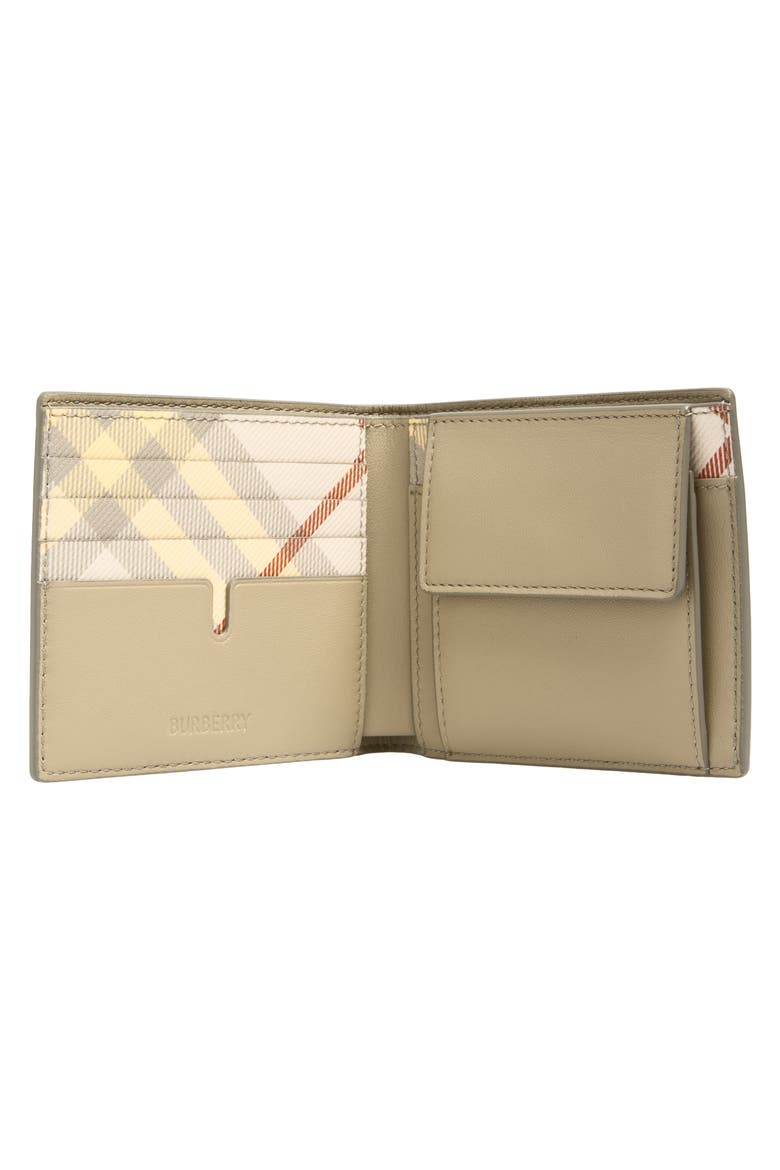 Leather Bifold Wallet, Alternate, color, MUSHROOM/ PEBBLEBEIGE