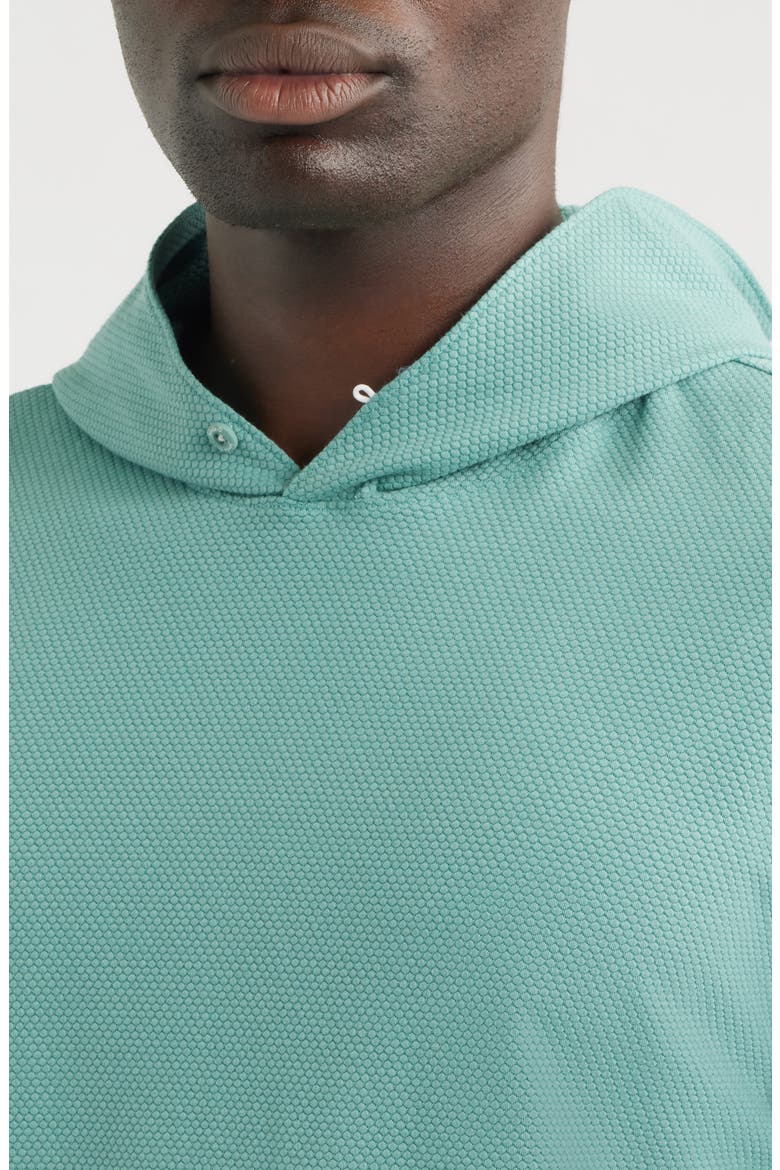 Stretch Cotton Blend Pebble Hoodie, Alternate, color, SUBLIME