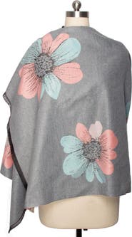 SAACHI Floral Reversible Scarf