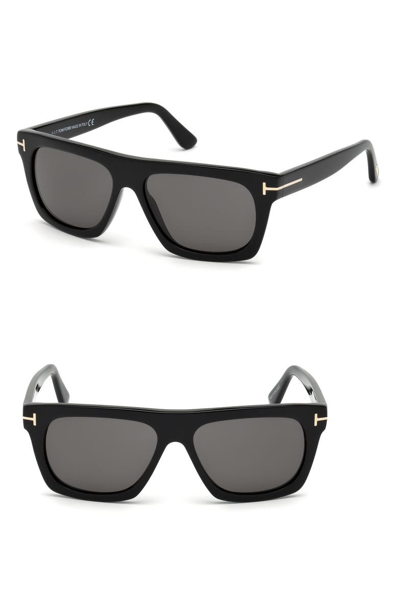 TOM FORD Ernesto 55mm Sunglasses, Main, color, 