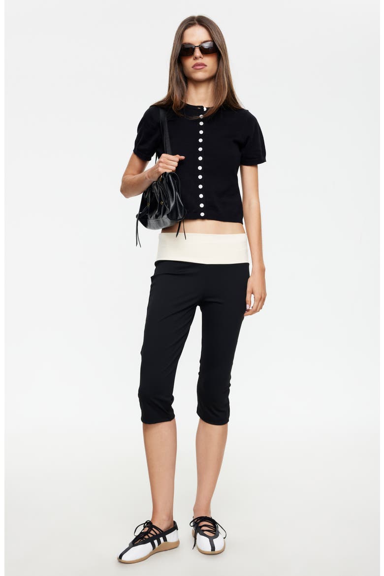 Canyon Capri Pants, Alternate, color, NOIR