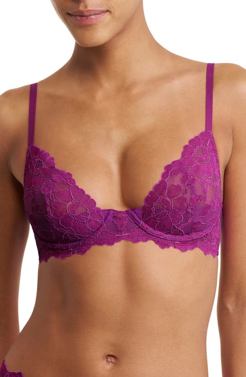 Peony Unlined Lace Underwire Bra