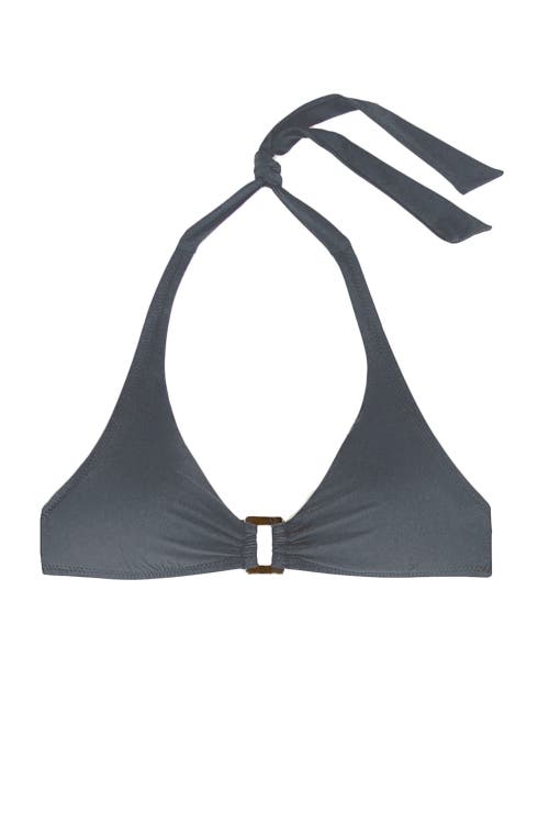 Helen Jon Shell Halter In Gray