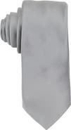 Brooklyn Brigade Men's Solid Satin X-Long Tie