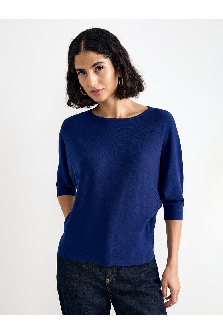 Cristine Chic Batwing Sleeves Jumper, Main, color, Cobalt