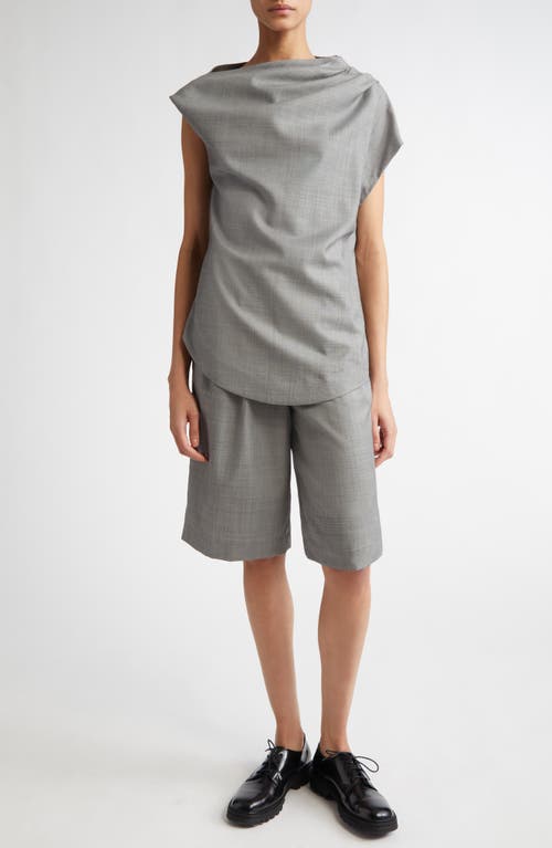 LOULOU STUDIO LOULOU DE SAISON SOAN TAILORED VIRGIN WOOL BERMUDA SHORTS