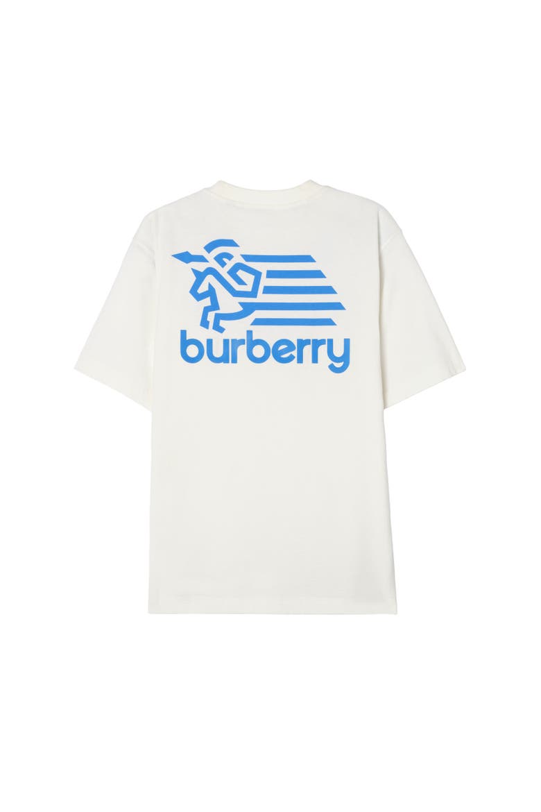 Logo Badge Cotton T-shirt, Alternate, color, Chalk white