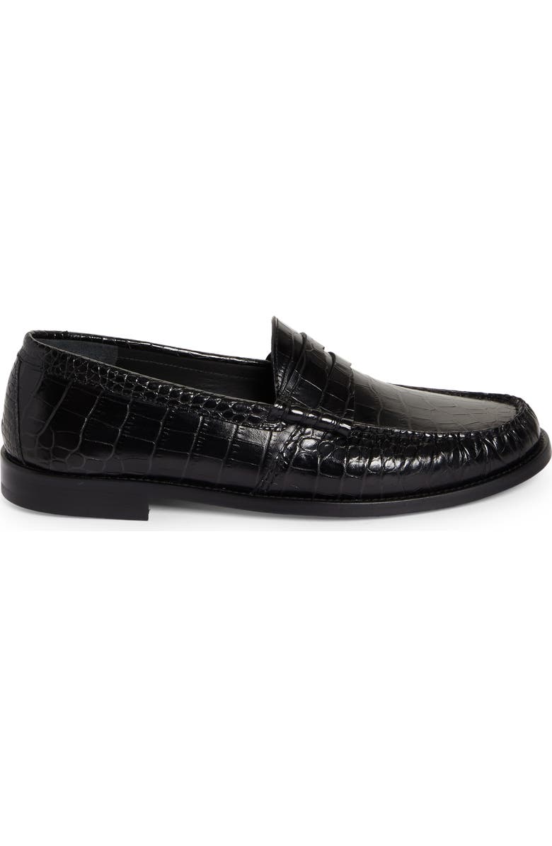 Rhude Croc Embossed Penny Loafer, Alternate, color,