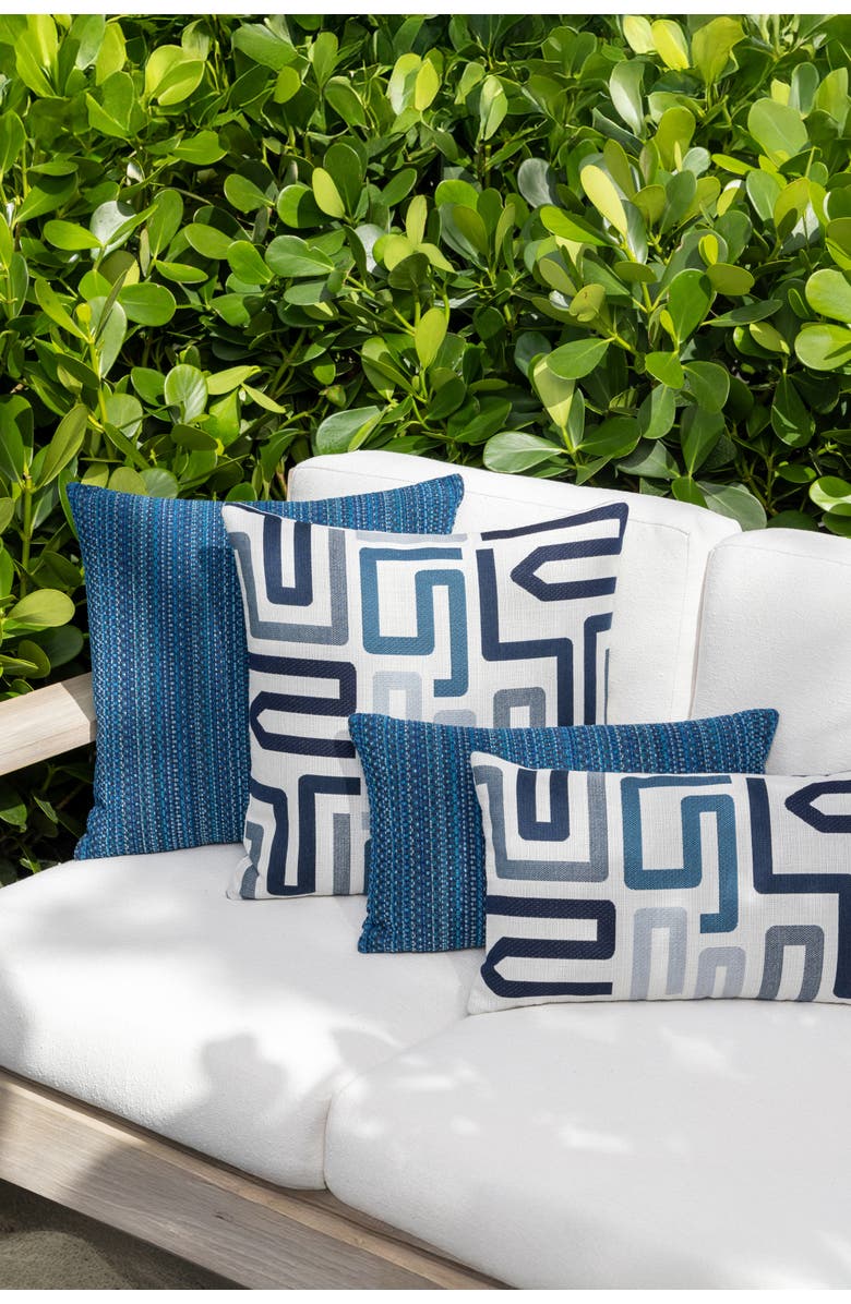 Elaine Smith Agility Ease Indoor & Outdoor Woven Accent Pillow, Alternate, color, Ease